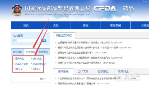 怎么在國家食品藥品監督局網站上查詢藥品